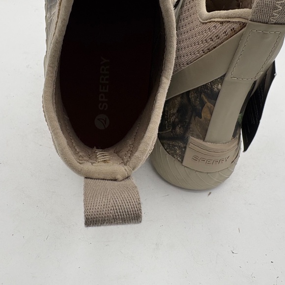 NWT Sperry cutwater deck shoes/ Boots Realtree camo olive Size 9 - Picture 8 of 12